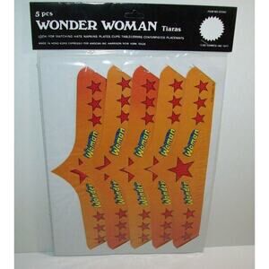 Wonder Woman Original Tiaras 1977 DC Comics Vintage Halloween Costume Super Hero